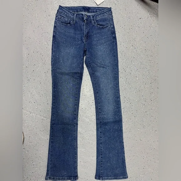 Forever 21 Dark Denim Pants - Picture 1 of 4